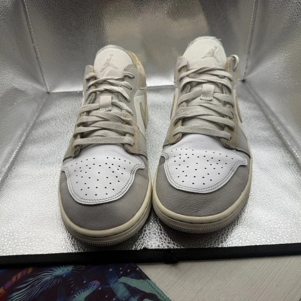 Size 11 Jordan 1 SE Craft Low Inside Out Tech‎ Gray Mens Sneakers DN1635-002